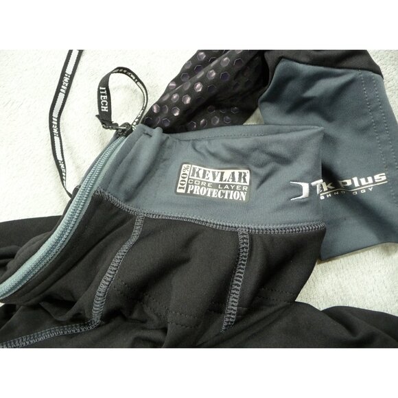 Itech Full Ultimate Boys One Piece Large Black Mesh Detail Pockets Long Sleeve - Picture 5 of 13